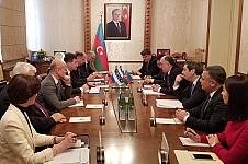 Azerbaijani FM meets with OSCE Chairperson-in-Office (PHOTO)