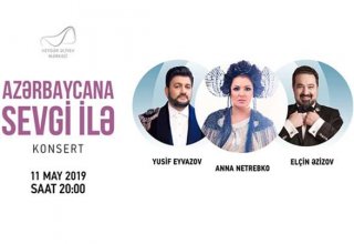 Anna Netrebko, Yusif Eyvazov və Elçin Əzizovun konsertinə biletlər 2 günə bitdi (FOTO)