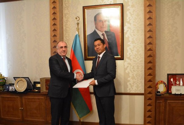 Azerbaijani FM meets new Indian ambassador