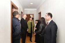Azerbaijani president, first lady arrive in Shamakhi district for visit (PHOTO)