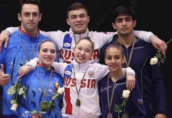 Азербайджанские гимнасты заняли третье место на Кубке мира в Португалии