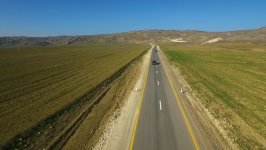 Qobustan-Poladlı avtomobil yolu yenidən qurulub (FOTO)
