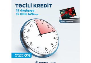 NIKOIL Bank-dan mühüm ehtiyaclara Təcili kredit