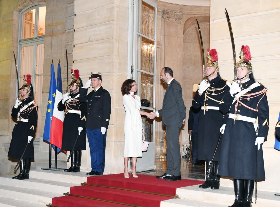 Azerbaijan's First VP, French PM Édouard Philippe hold one-on-one meeting (PHOTO)
