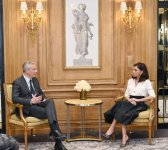 Первый вице-президент Мехрибан Алиева встретилась с министром экономики и финансов Франции (ФОТО)