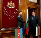 Chief of Azerbaijan's General Staff meets Bulgarian defense minister (PHOTO)
