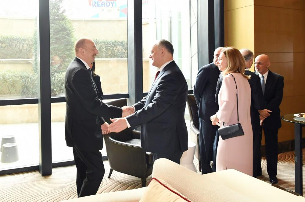 Azerbaijani president attends 7th Global Baku Forum (PHOTO)