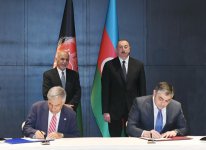 Azerbaijani president meets with Afghan counterpart (PHOTO)