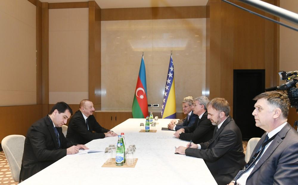 President Ilham Aliyev meets Member of Presidency of Bosnia & Herzegovina