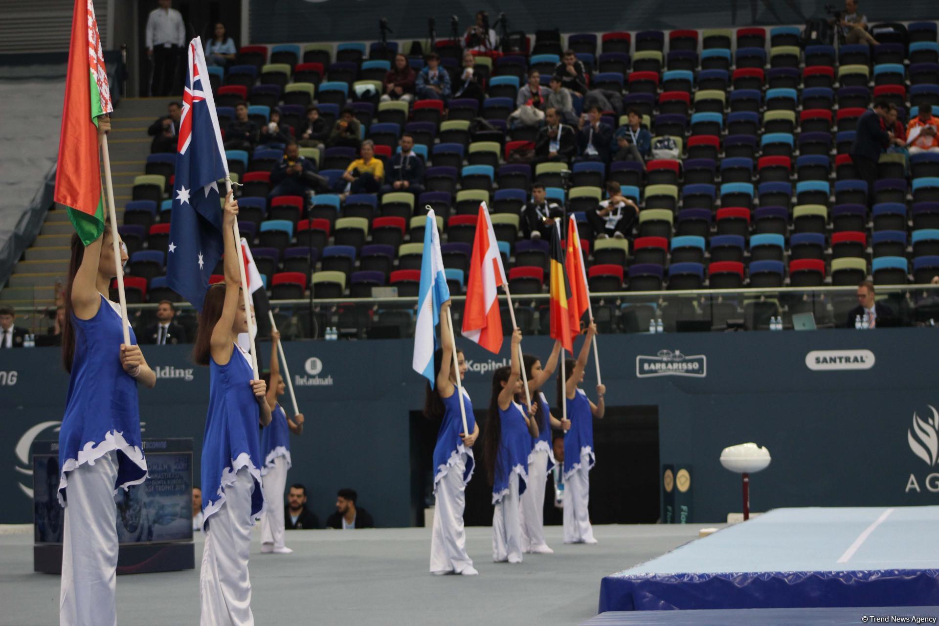 Opening ceremony of FIG Artistic Gymnastics Individual Apparatus World Cup held in Baku (PHOTO) - Gallery Image