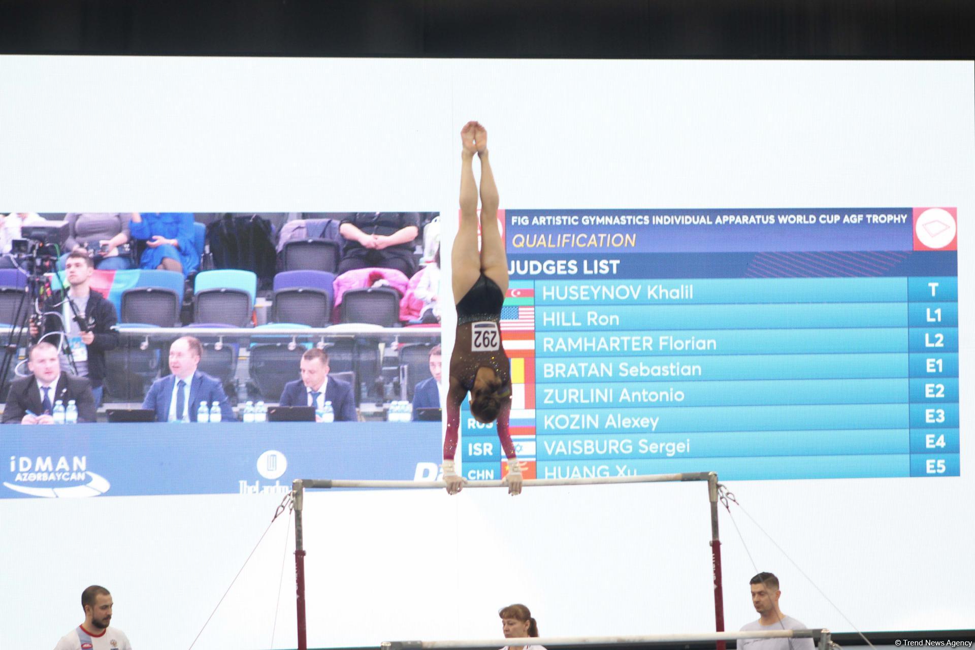 First day of FIG Artistic Gymnastics Individual Apparatus World Cup kicks off in Baku (PHOTO)