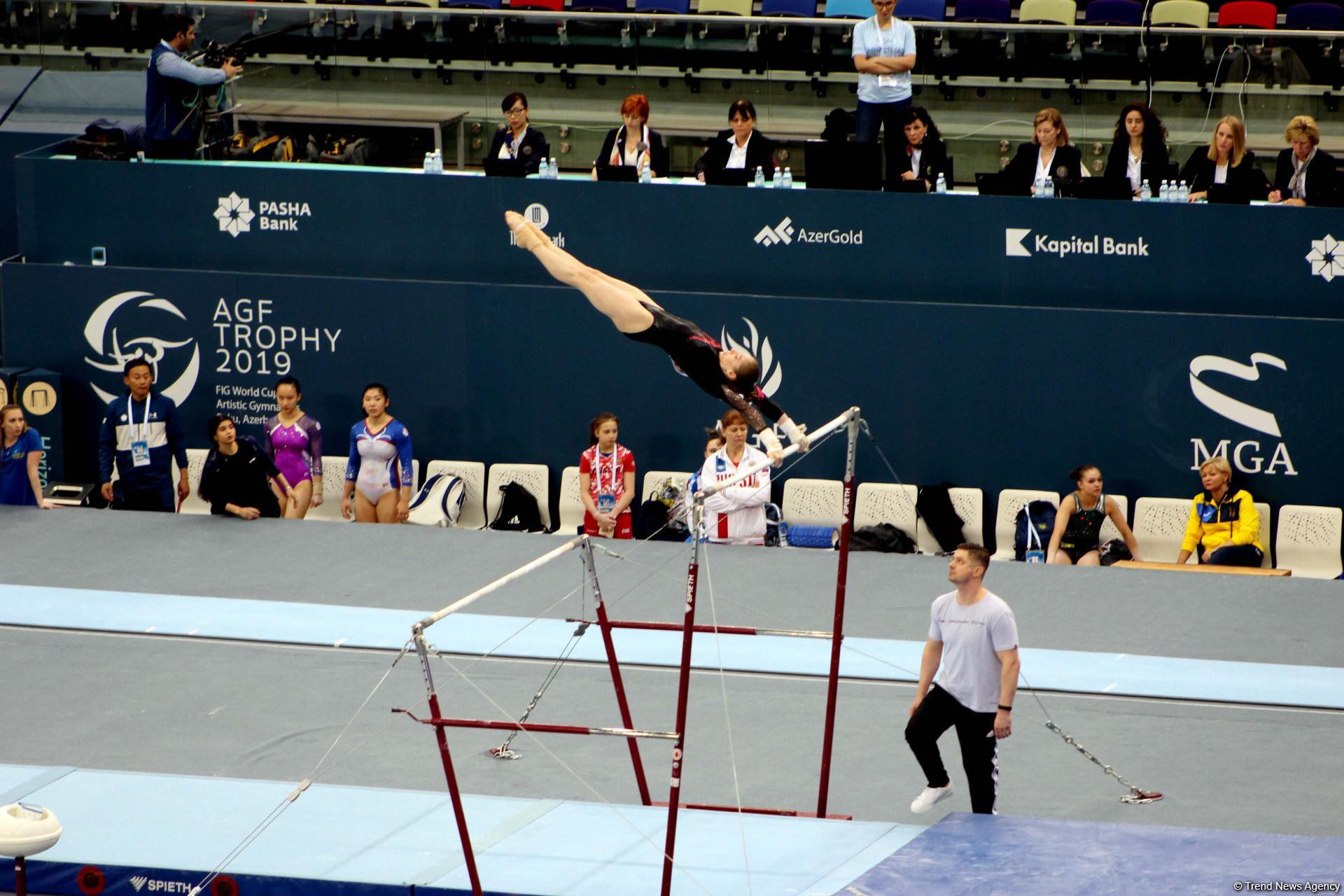 First day of FIG Artistic Gymnastics Individual Apparatus World Cup
