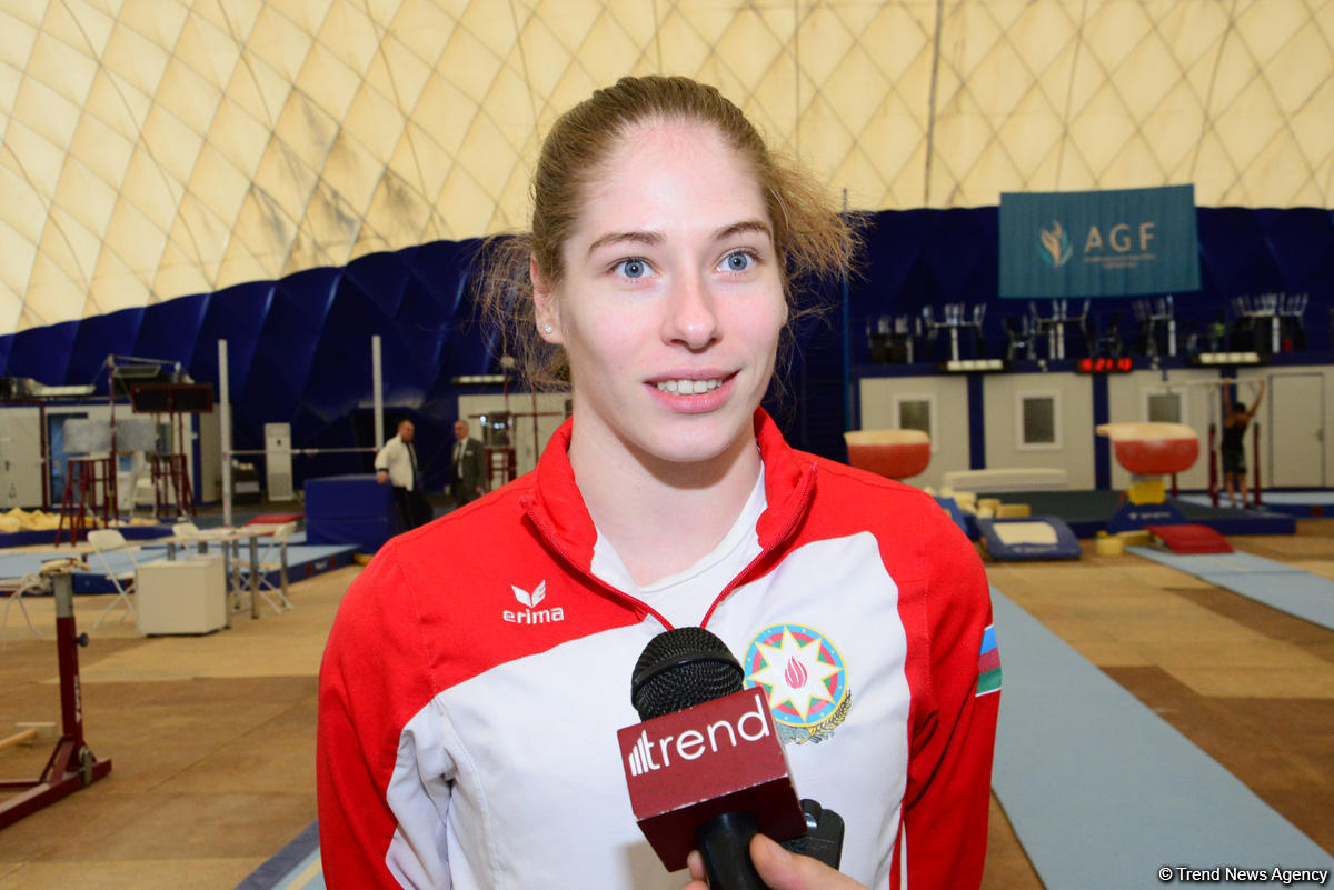 Gymnast Marina Nekrasova talks her chances at World Cup in Baku