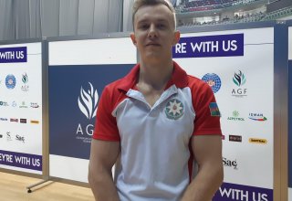 Azerbaijani gymnast: Support of audience helps during performance
