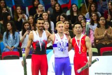 İdman gimnastikası üzrə Dünya Kubokunda mükafatlandırma mərasimi keçirilib (FOTO)