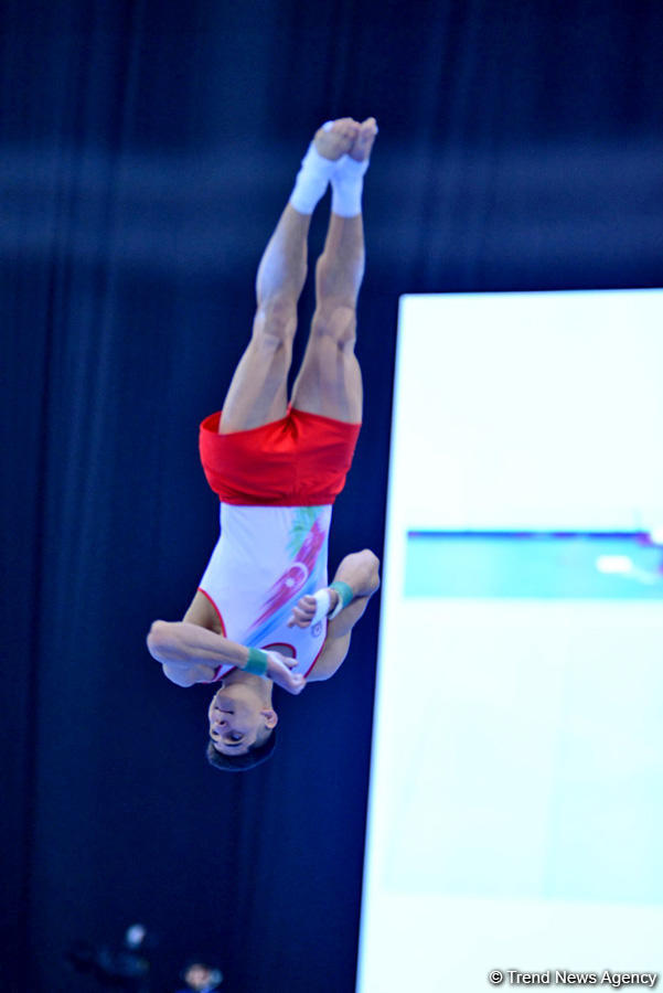 Bakıda idman gimnastikası üzrə Dünya Kubokunda final mərhələsi başladı (FOTO)