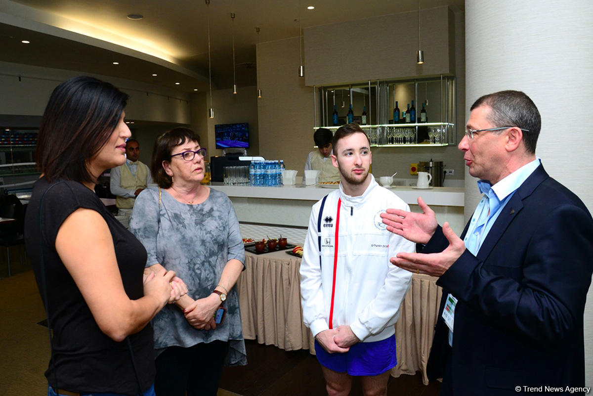 Israeli envoy: I am very proud that Israeli gymnast won gold medal at World Cup in Baku (PHOTO) - Gallery Image