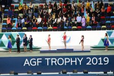 Winners of second day of finals of FIG Artistic Gymnastics World Cup awarded in Baku (PHOTO)