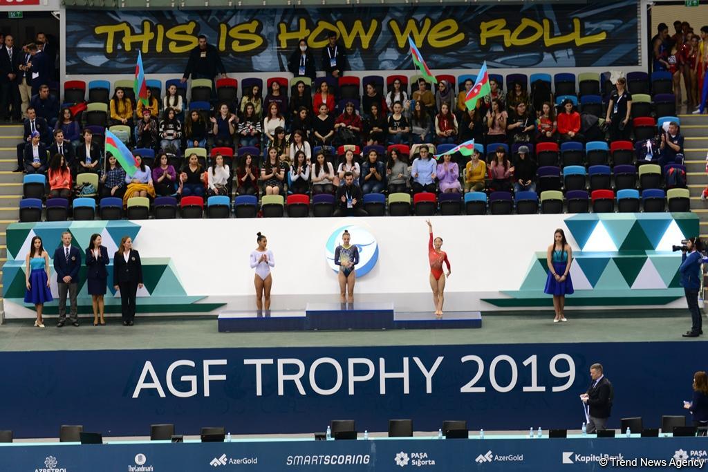 Winners of second day of finals of FIG Artistic Gymnastics World Cup