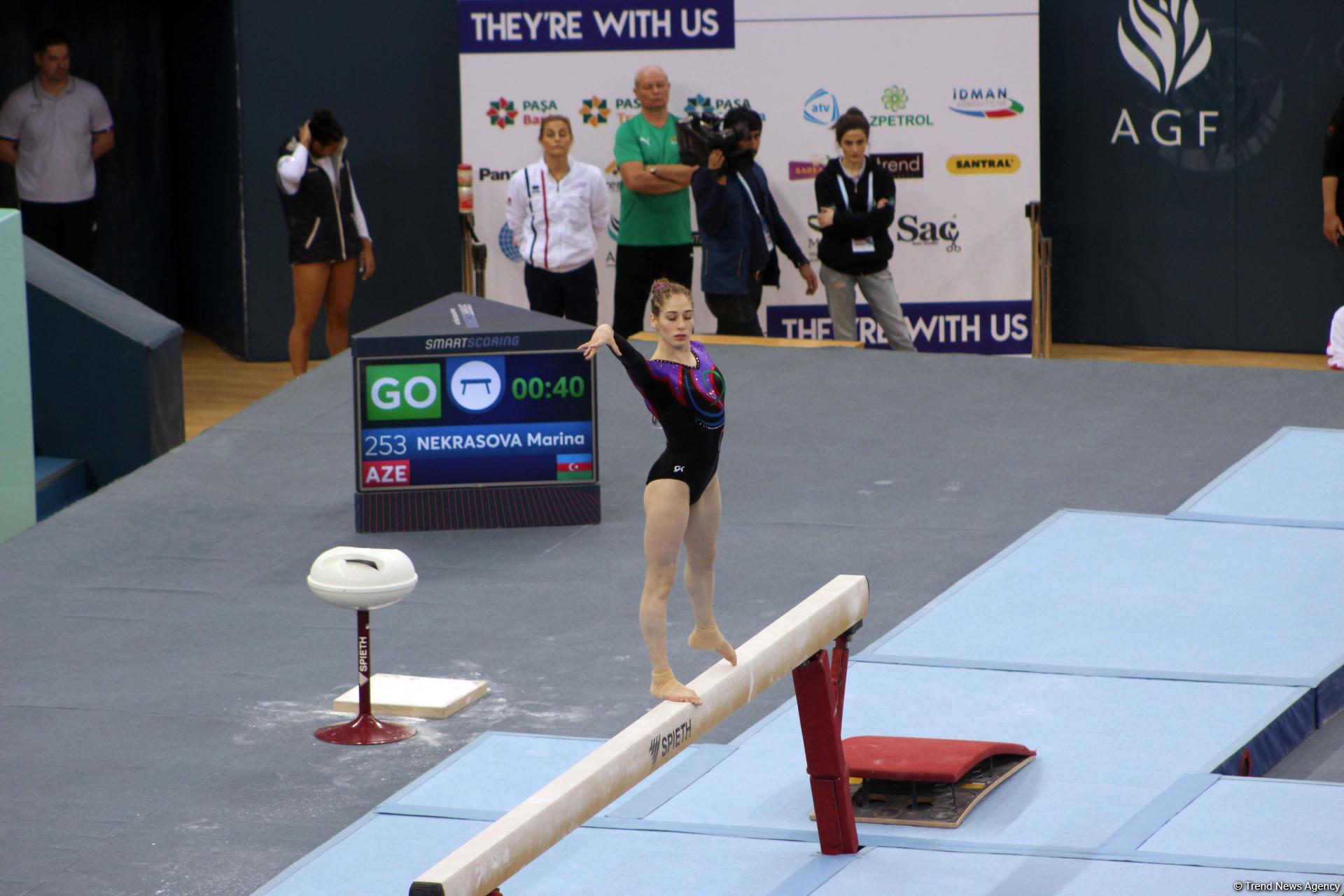 Winners of FIG Artistic Gymnastics World Cup in balance beam exercises named