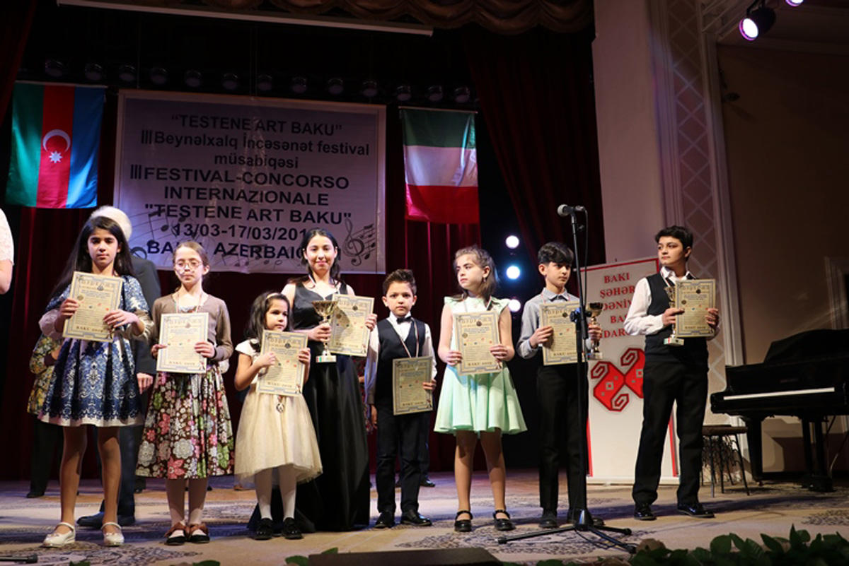 "Testene Art Baku" III Beynəlxalq İncəsənət müsabiqəsinin qala konserti keçirilib (FOTO)