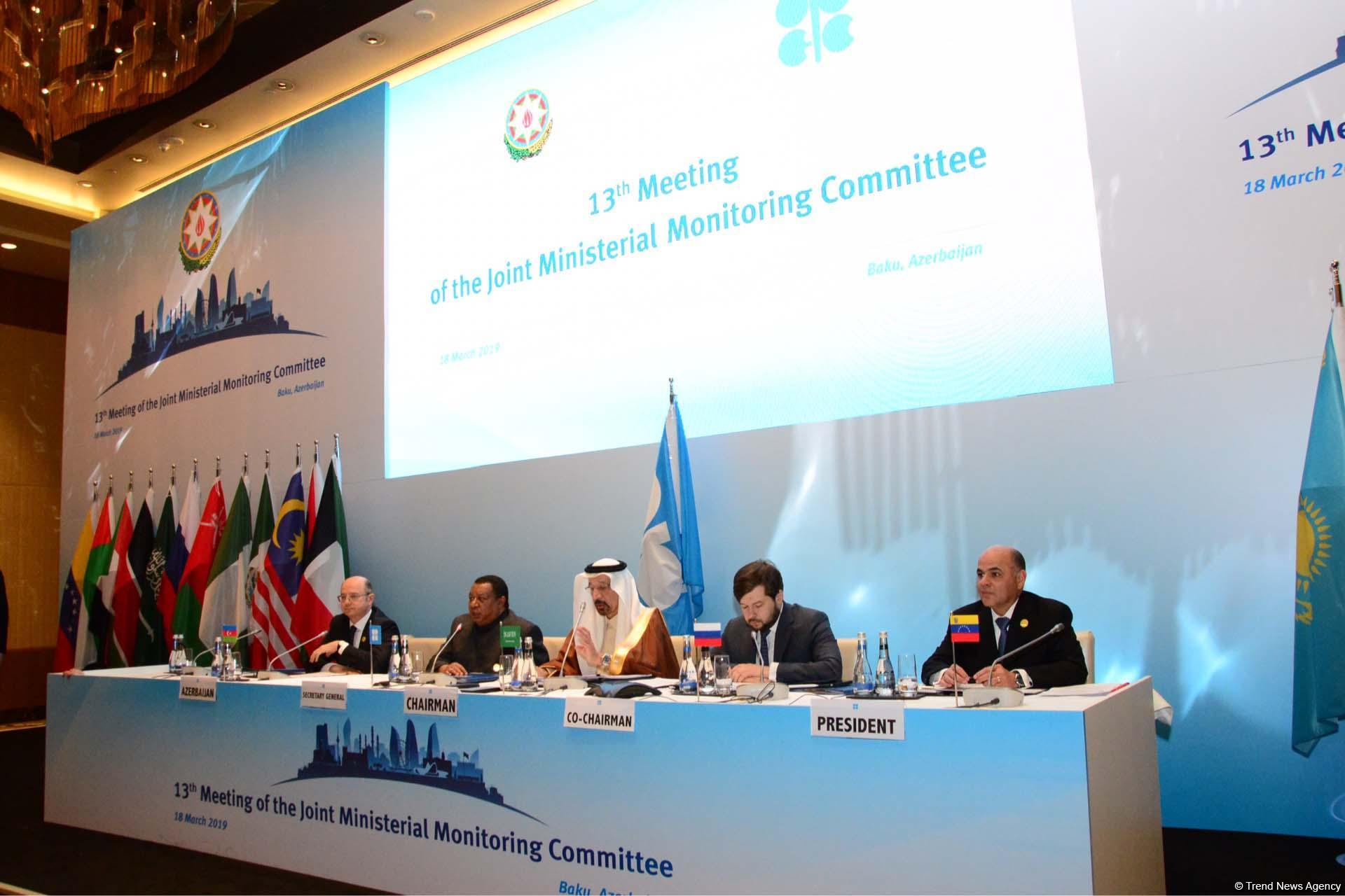 OPEC/non-OPEC Joint Ministerial Monitoring Committee meeting underway in Baku (PHOTO) - Gallery Image
