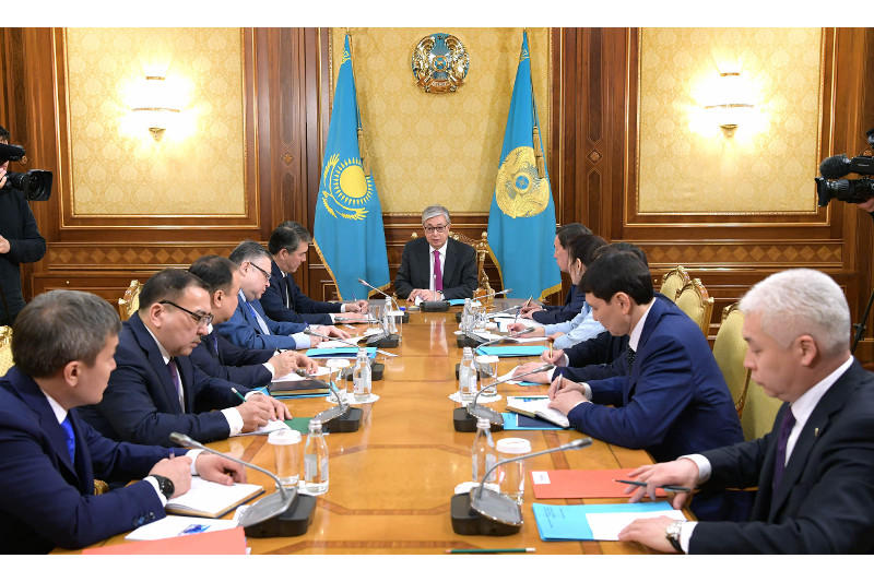 Состоялось совещание под председательством Президента Казахстана