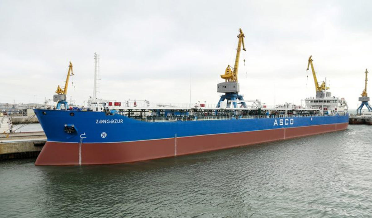 Zangezur tanker overhauled in Azerbaijan (PHOTO)