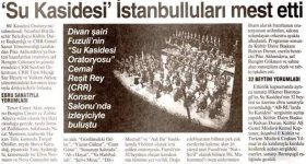 Мировая премьера Пикя Ахундовой на гасид Мухаммеда Физули вызвала большой резонанс в Турции (ВИДЕО, ФОТО)