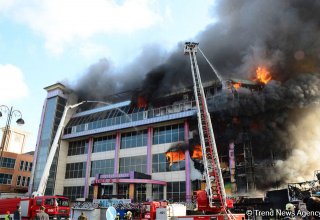 Banks to write off penalties on loans of businessmen of burnt down shopping center in Baku