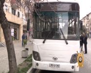 Bakıda avtobusu sərxoş vəziyyətdə idarə edən sürücü saxlanılıb (FOTO)