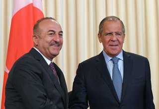 Turkish, Russian FMs holding talks in Antalya