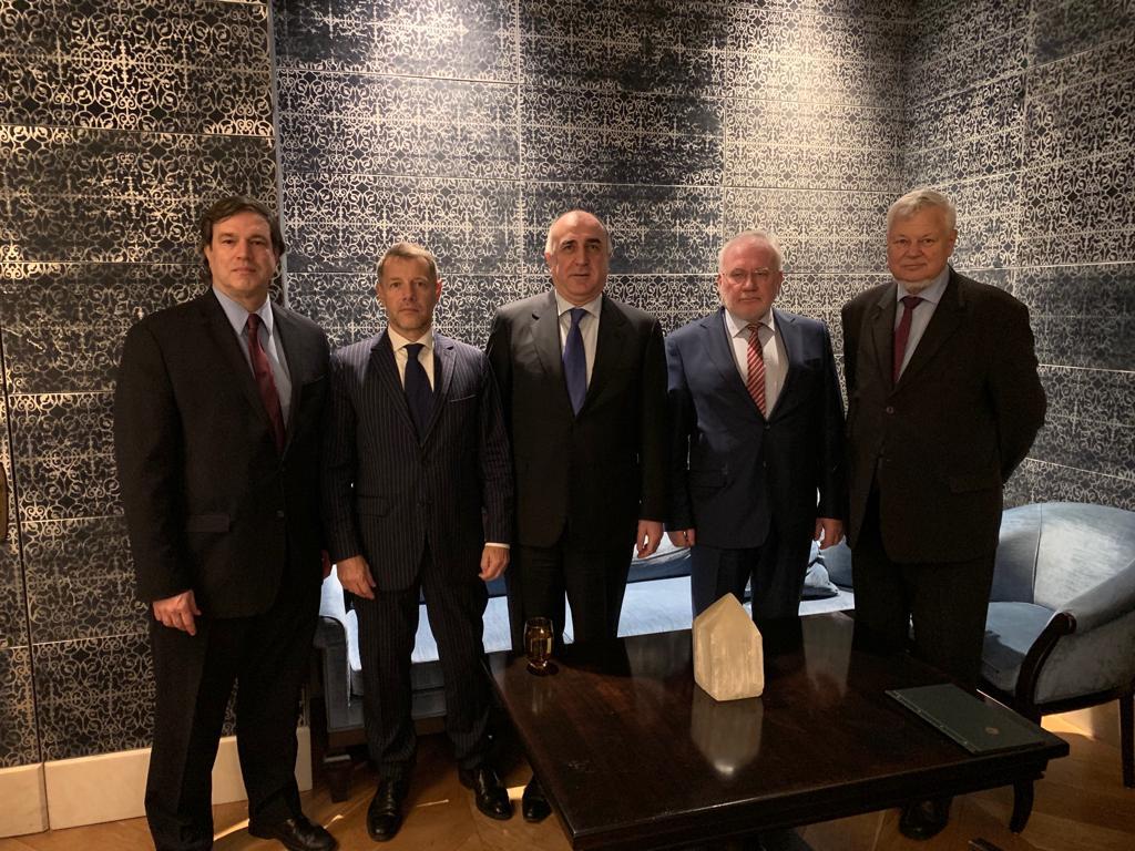 Состоялась встреча между главами МИД Азербайджана и Армении (ФОТО)