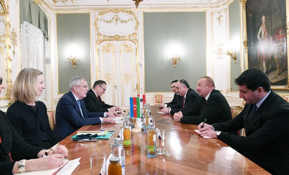President Ilham Aliyev meets with Austrian Federal President Alexander Van der Bellen (PHOTO)