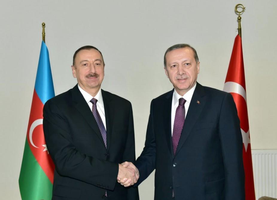 President Ilham Aliyev congratulates Recep Tayyip Erdogan