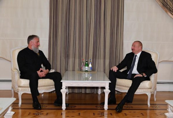 Azerbaijani president receives adviser to head of Chechen Republic of Russia