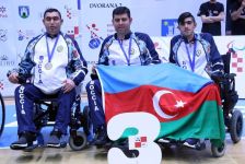 Azərbaycanın boccia üzrə paralimpiya yığması beynəlxalq yarışda bürünc medala layiq görülüb (FOTO)