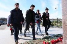 Azərbaycan İlahiyyat İnstitutunun kollektivi Quba Soyqırımı Memorial Kompleksini ziyarət edib (FOTO)