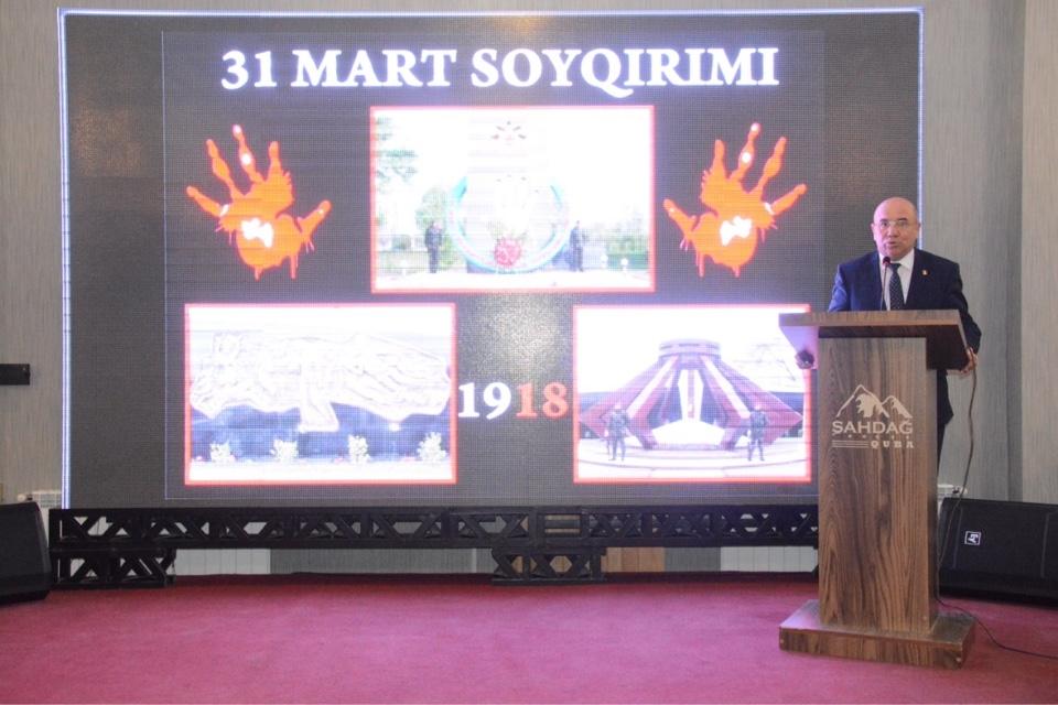 Quba Soyqırımı Memorial Kompleksi ziyarət edilib (FOTO)