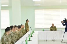 President Ilham Aliyev visits military unit of Special Forces of Defense Ministry (PHOTO)