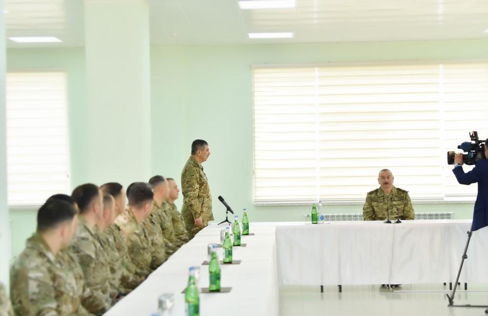 Президент Ильхам Алиев посетил N-скую воинскую часть сил особого назначения минобороны (ФОТО)