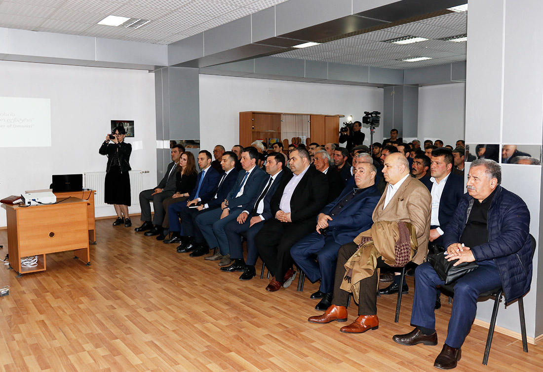 Gürcüstanda Azərbaycanlıların İnteqrasiya Mərkəzinin açılışı olub (FOTO)