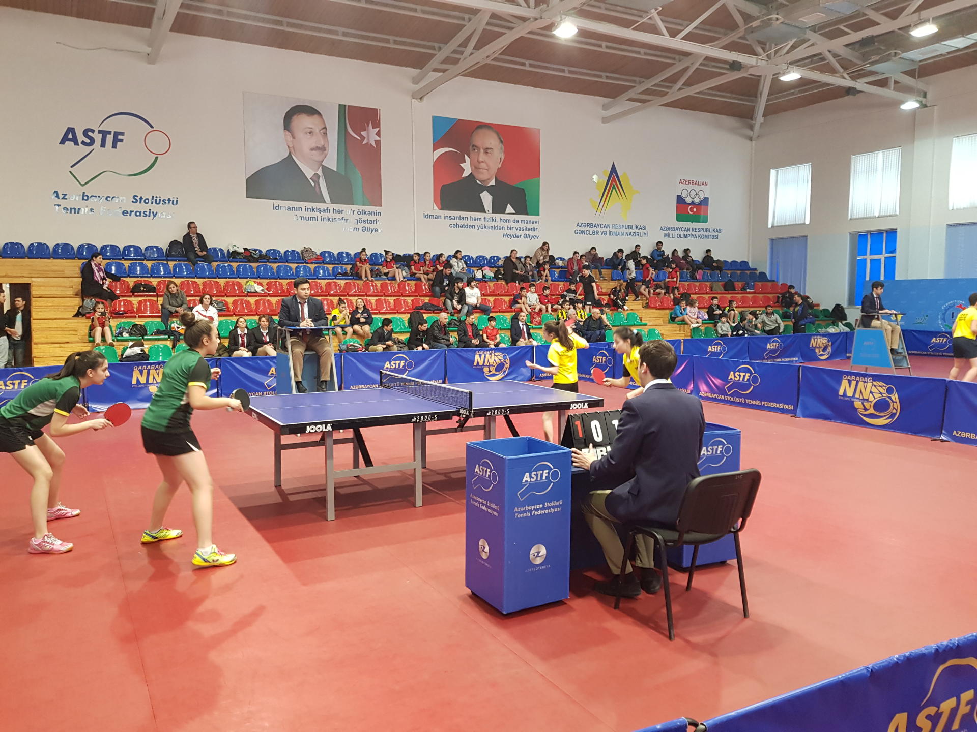 Stolüstü tennis üzrə azyaşlılar arasında Azərbaycan birinciliyinə yekun vurulub (FOTO)