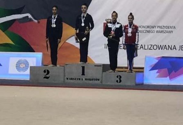 Азербайджанские гимнастки привезли из Польши 5 медалей (ФОТО)