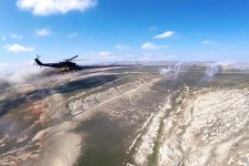 Azerbaijan's Air Force helicopter units hold flight-tactical training (PHOTO/VIDEO)