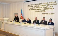 ADNSU-da müharibə veteranları ilə görüş keçirilib (FOTO)