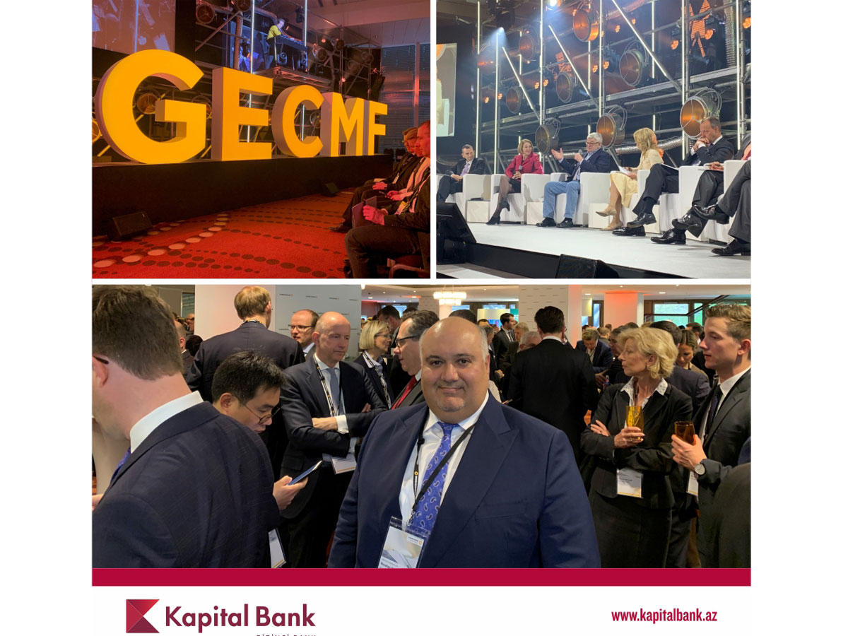 Kapital Bank участвует в форуме "Глобальная экономика и Рынки капиталов"