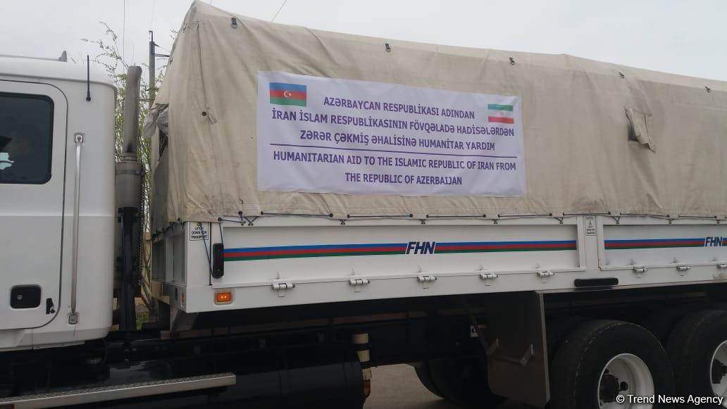 Azərbaycan Prezidentinin tapşırığı ilə İrana göndərilən humanitar yardımın SİYAHISI (FOTO)