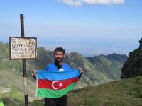 Невероятно! Рамиль Зиядов с флагом Азербайджана проехал на велосипеде 60000 км! (ВИДЕО, ФОТО)