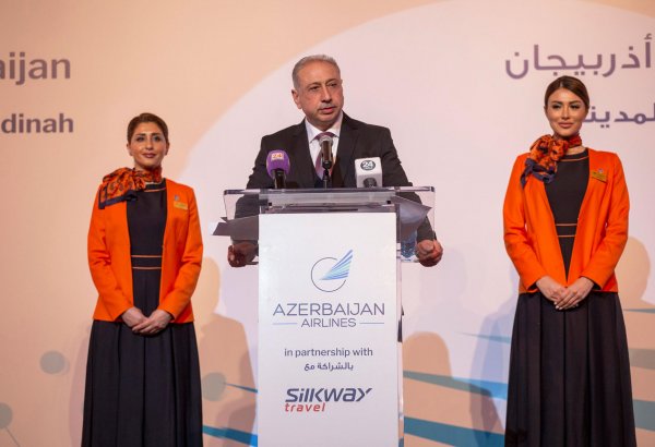Azerbaijan's national air carrier presents new destinations to Saudi Arabia in Riyadh (PHOTO)
